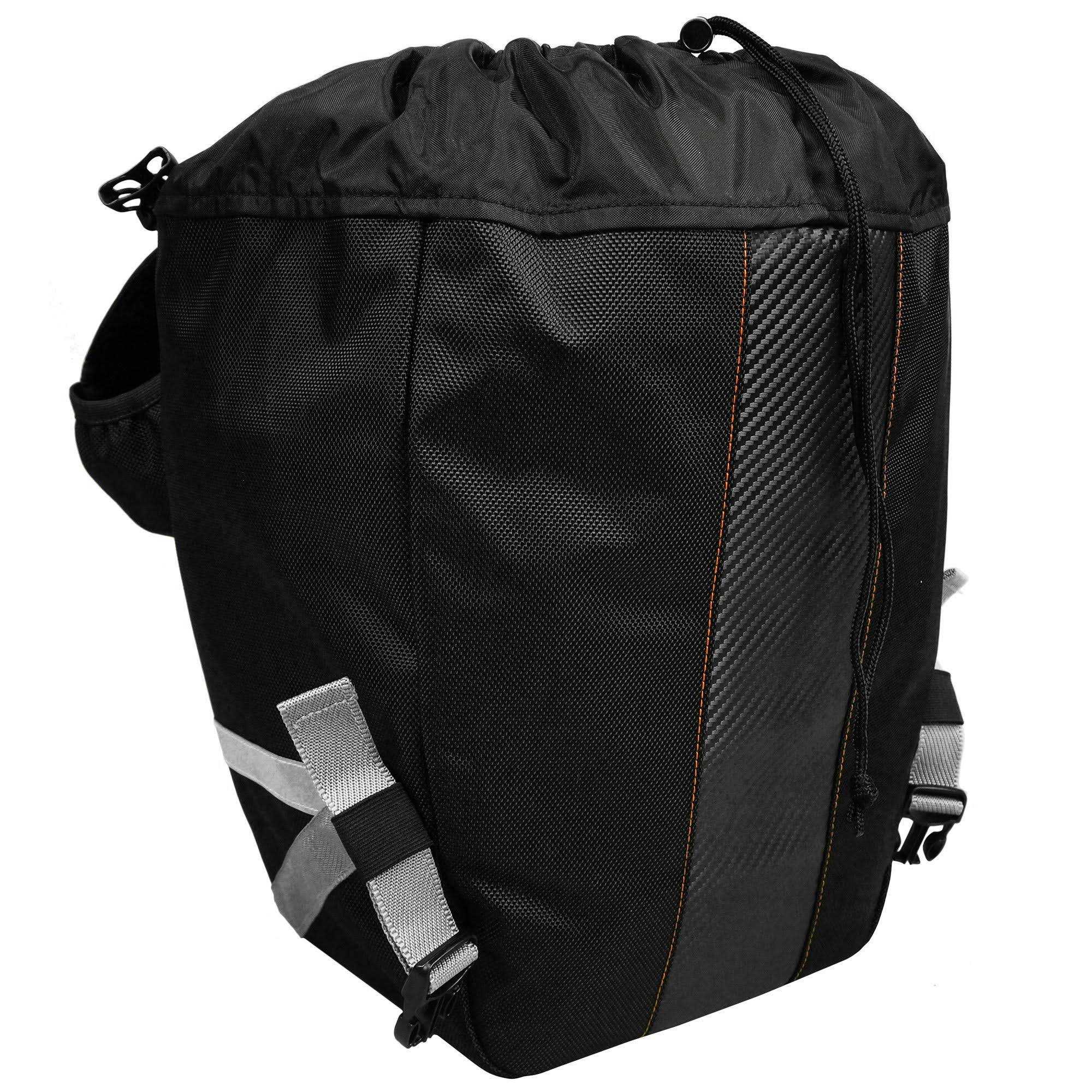 Ibera Bicycle Bag PakRak Clip-On Quick-Release All Weather Bike Panniers - Pair