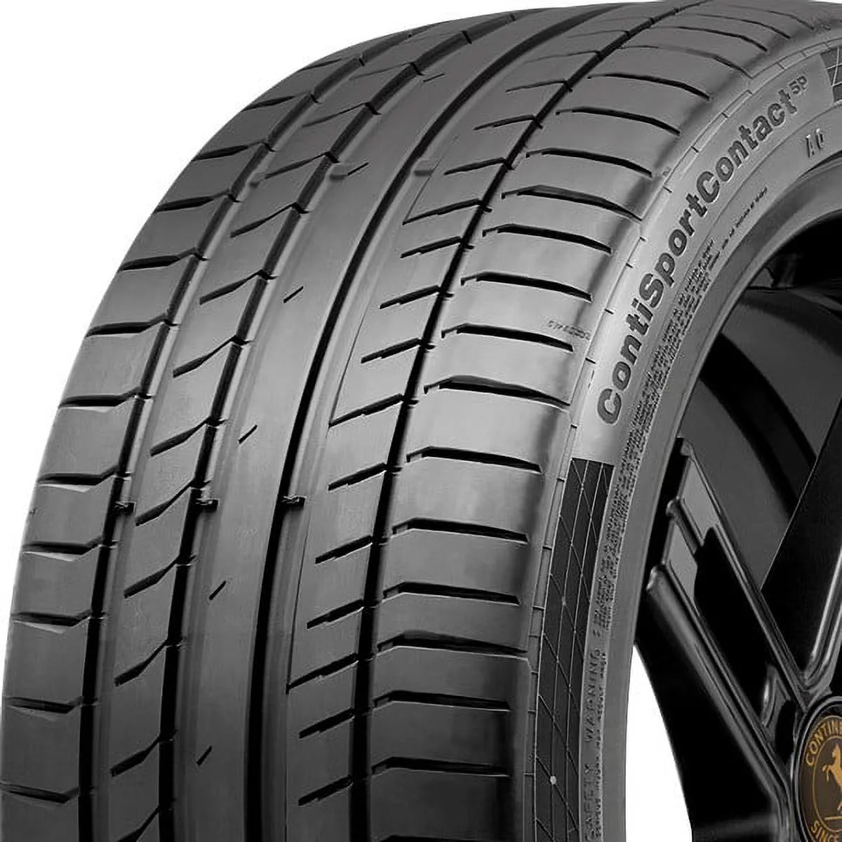 Continental ContiSportContact 5 Summer 285/40R21 109Y XL Passenger Tire Fits: 2017-23 Audi Q7 Technik. 2021 Porsche Cayenne GTS Coupe