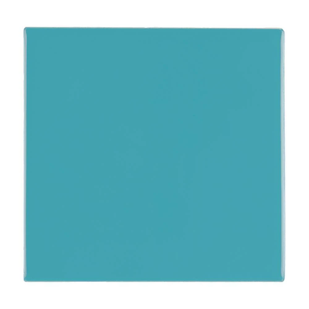Daltile Restore Teal 4-1/4 in. x 4-1/4 in. Glazed Ceramic Wall Tile (12.5 Sq. ft / Case), Blue