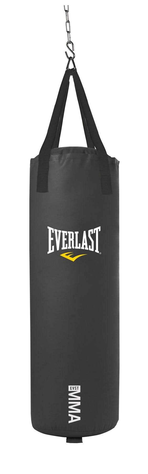 Everlast 70-Pound MMA Poly Canvas Heavy Bag (Black)