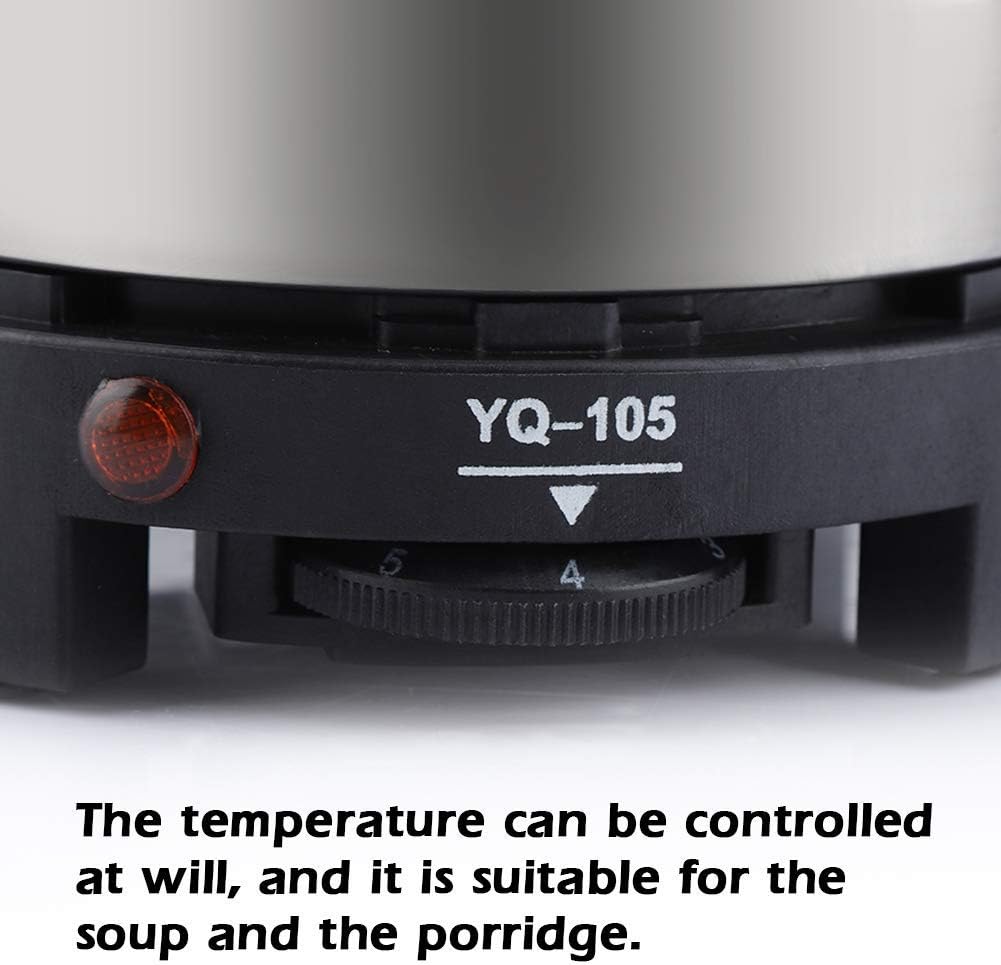 LANTRO JS - Electric Mini Stove Hot Plate, Portable 500W Single Burner Multifunction Home Heater Plate Kitchen Appliance for Milk Water Coffee Heating, Camping RV and Hot Pot (US Plug 110V) Pack of 2