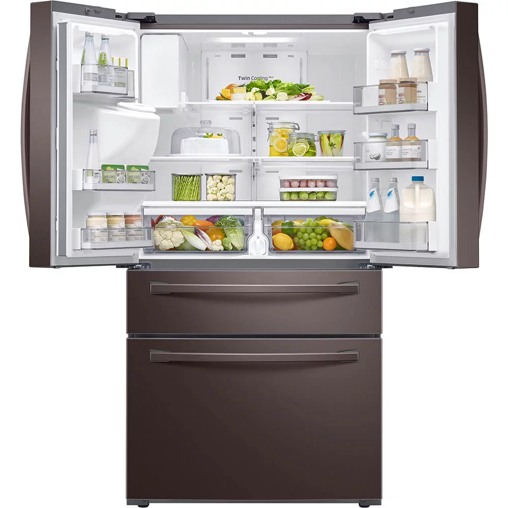 Samsung RF28R7201DT 28 Cu. Ft. Tuscan Stainless 4-Door French Door Refrigerator