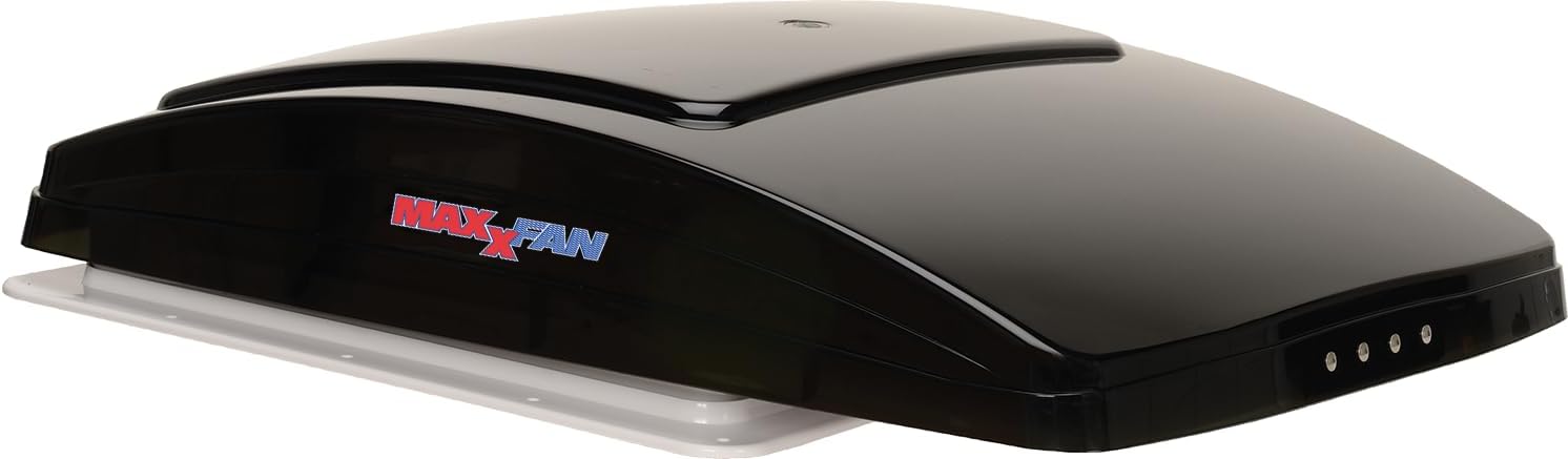 Maxxair Vent Corp 00-06401K Maxxfan DLX Vent 12V Smoke,White