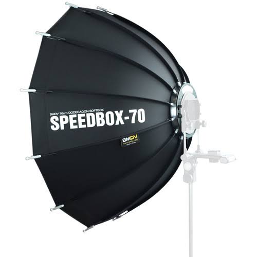 SMDV Diffuser SPEEDBOX S70 + Professional 28-Inch Softbox for Speedlight Flash