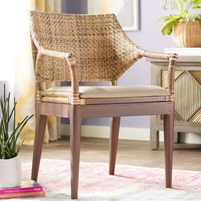 Bungalo 22.5x22 Wide Polyester Armchair Bay Isle Home