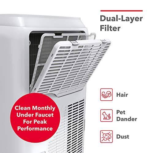 Vremi 12,000 BTU Portable Air Conditioner - Conveniently Cools Rooms 350 to 500 Square Feet - LED Display, Auto Shut-Off, Remote