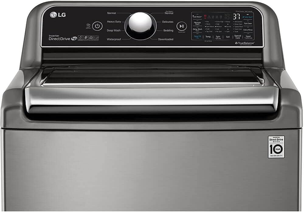 4.8 cu. ft. Mega Capacity Smart wi-fi Enabled Top Load Washer with Agitator and TurboWash3D™ Technology