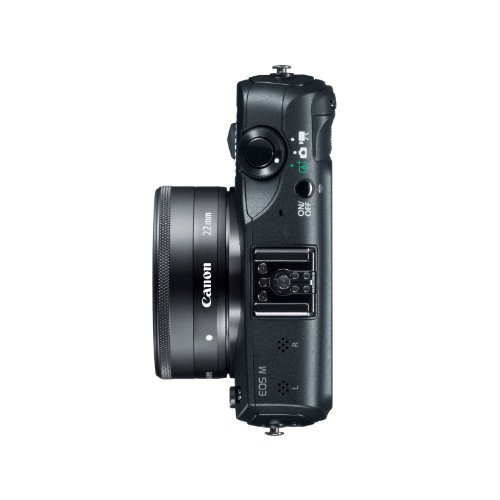 Canon EOS M 18.0 MP Compact Systems Camera with 3.0-Inch LCD and EF-M22 STM Lens Black