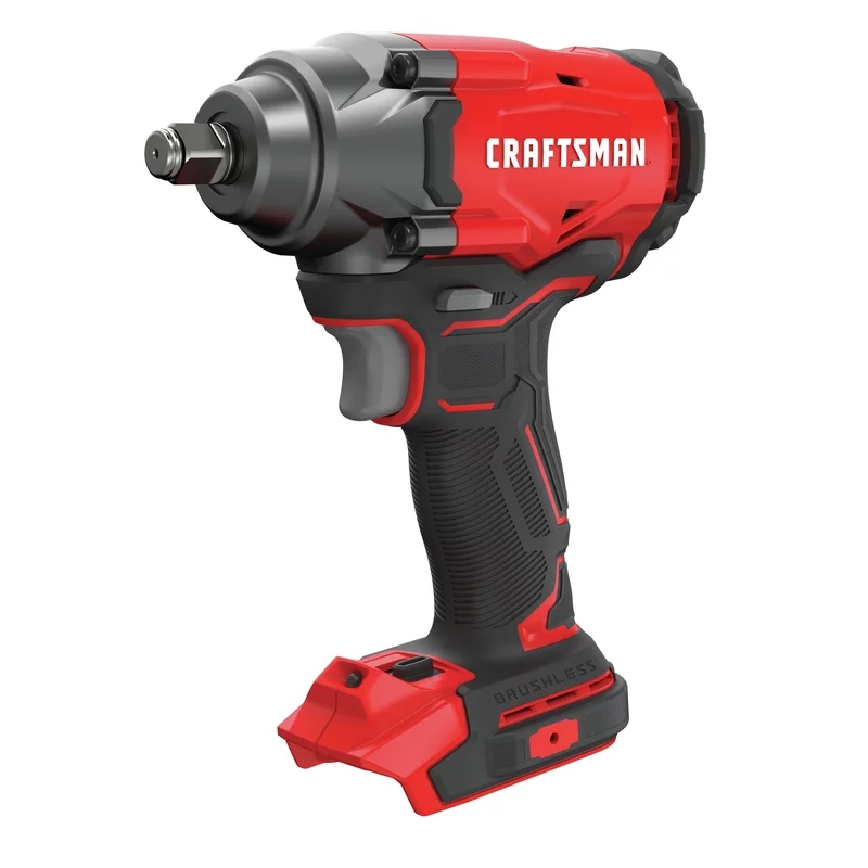 Craftsman V20 1/2 in. Cordless Brushless Mid Torque Impact Wrench Bare Tool 20 volt 275 ft./lb - Curated Treasures Market