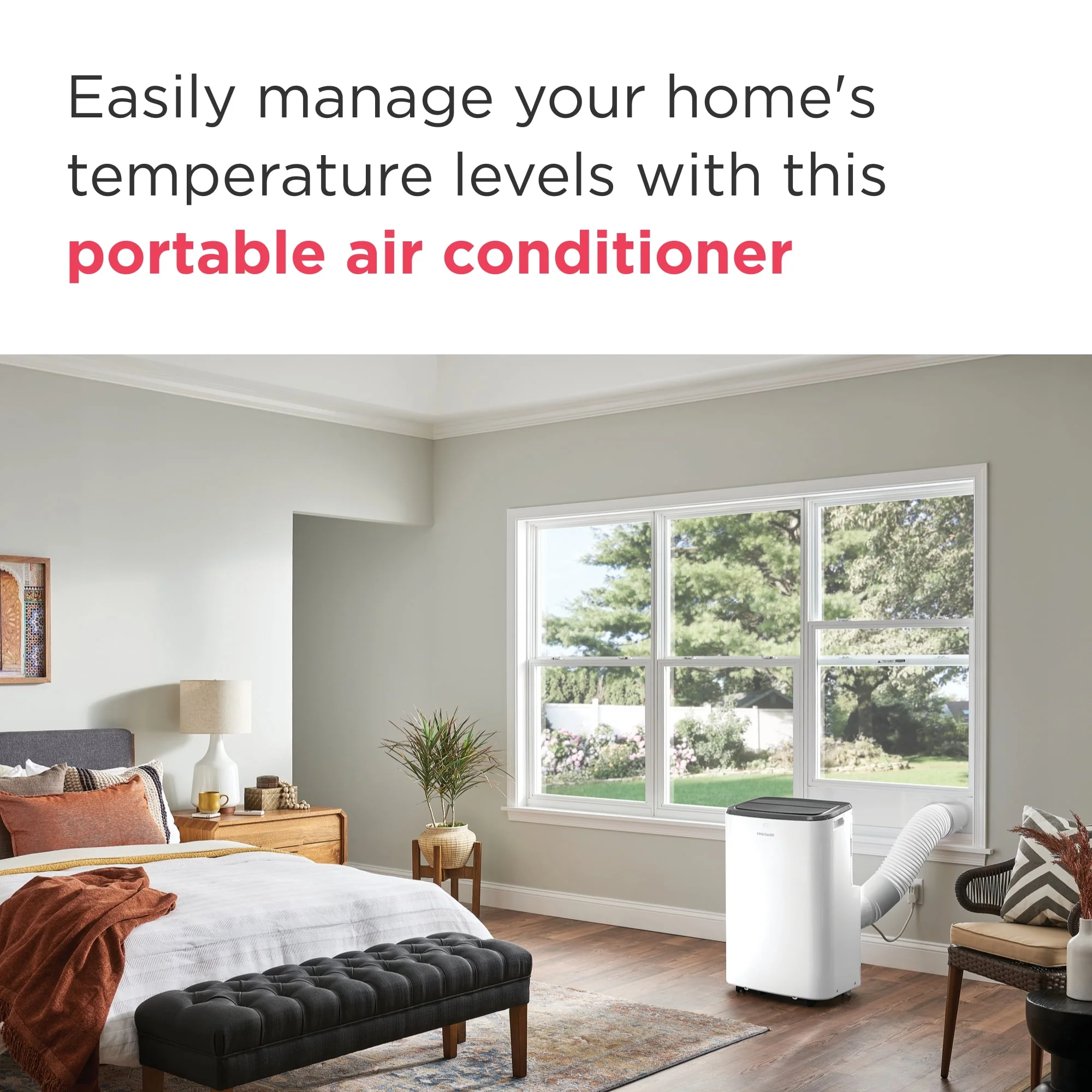 Frigidaire 8,000 BTU Portable Room Air Conditioner with Dehumidifier Mode