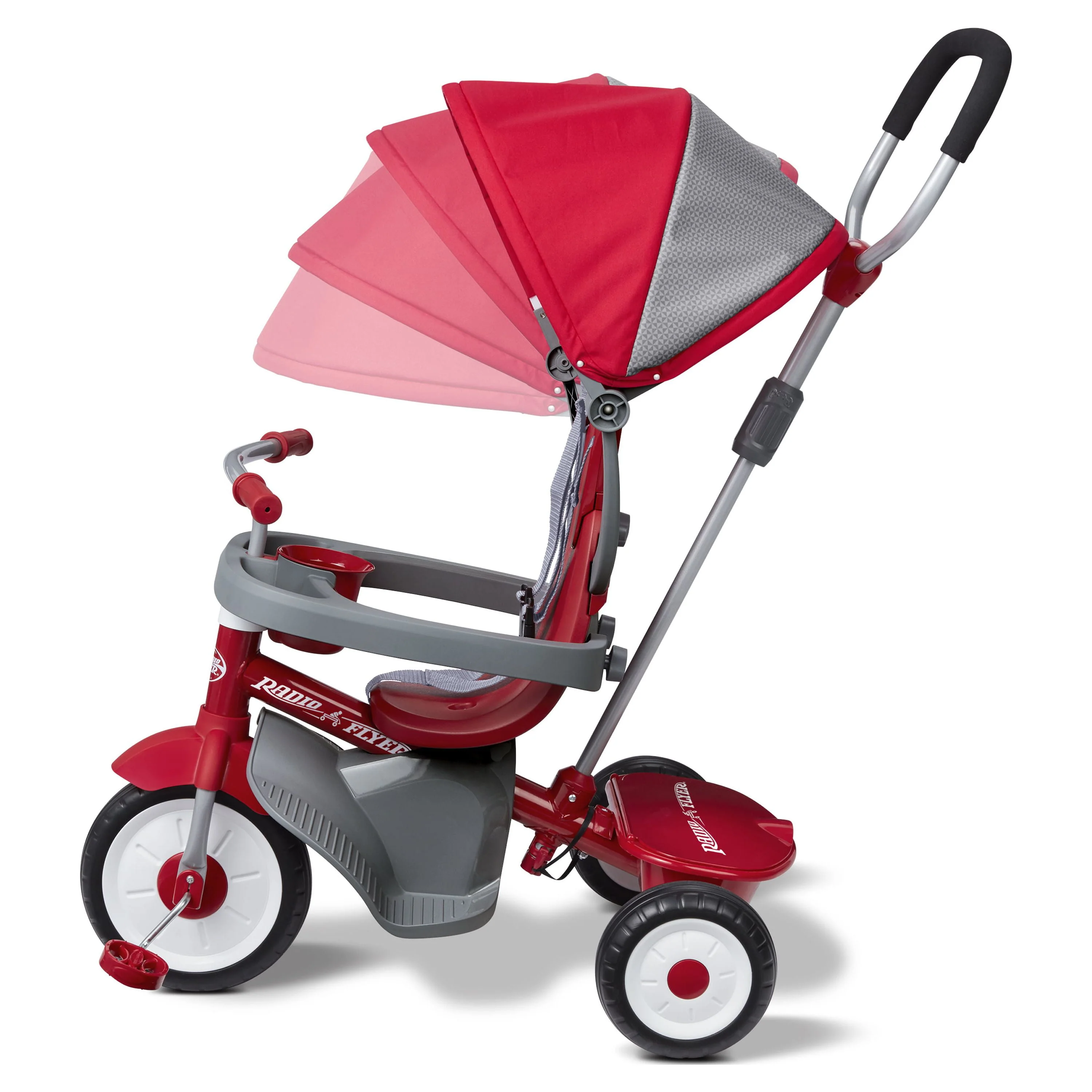 Radio Flyer, 4-in-1 Stroll 'n Trike, Grows with Child, Red