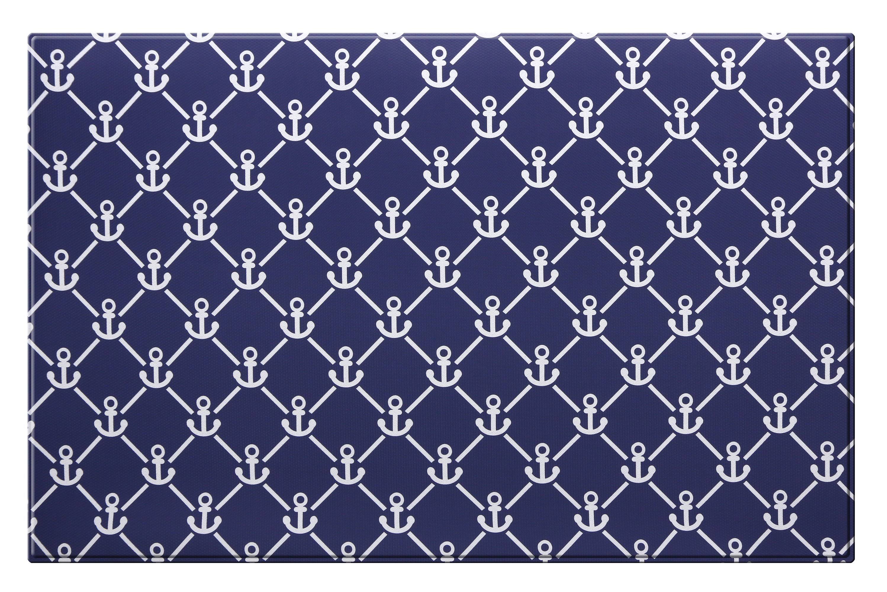 Baby Care Reversible Anchors Playmat in Blue