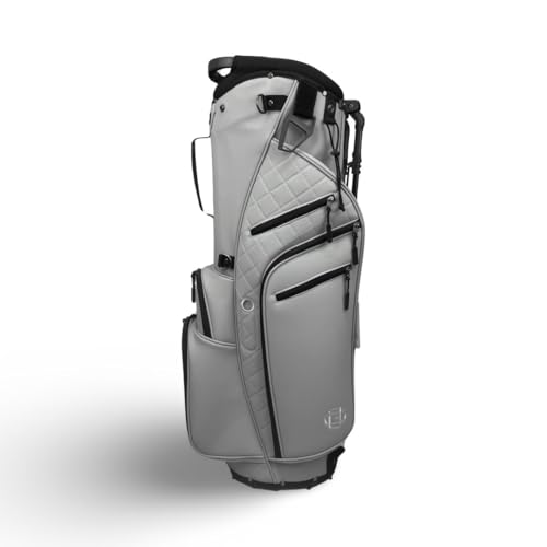 Luxury Golf Stand Bag – 14-Way Divider, 7 Pockets, Lightweight Construction – Premium Design for Superior Organization, Comfort, and Durability (Gray)