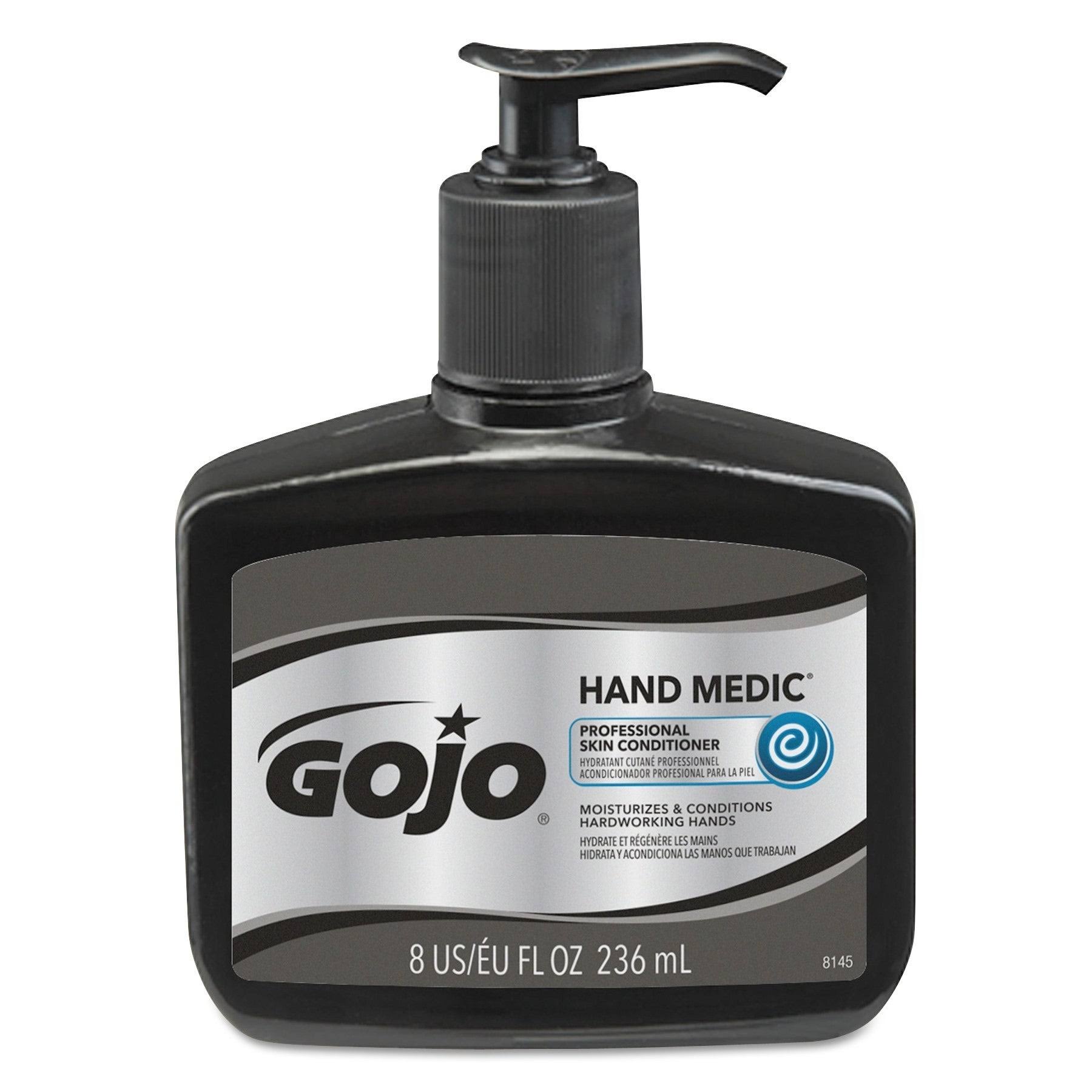 Hand Medic Professional Skin Conditioner, 8 oz Pump Bottle, Gojo