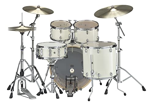 Yamaha Stage Custom Birch 5pc Shell Pack with a 22" Kick 14” Snare Drum in Matte Surf Green for Students and Working Drummers (SBP2F50MSG)