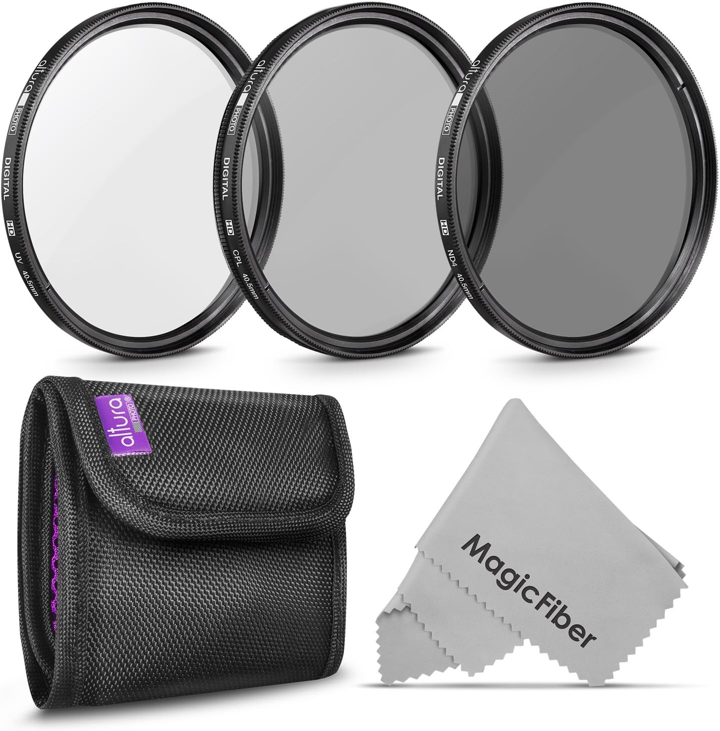 95MM Lens Filter Kit by Altura Photo, Includes 95MM ND Filter, 95MM CPL Filter, 95MM UV Filter, (UV, Polarizer Filter, Neutral Density ND4) for Camera Lens w 95MM Filter + Lens Filter Case