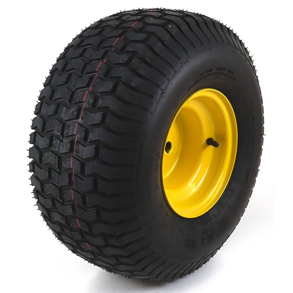 Arnold 20 in. x 8 in. Rear Wheel Assembly with Turf Saver Tread for John Deere Riding Lawn Mowers