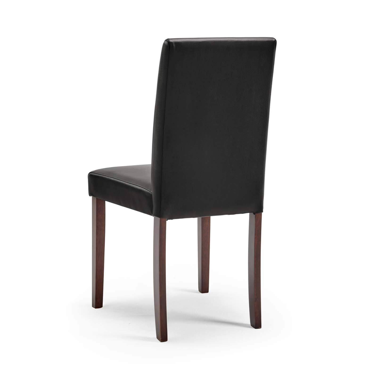 Modway Prosper 7 Piece Faux Leather Dining Set Cappuccino Black