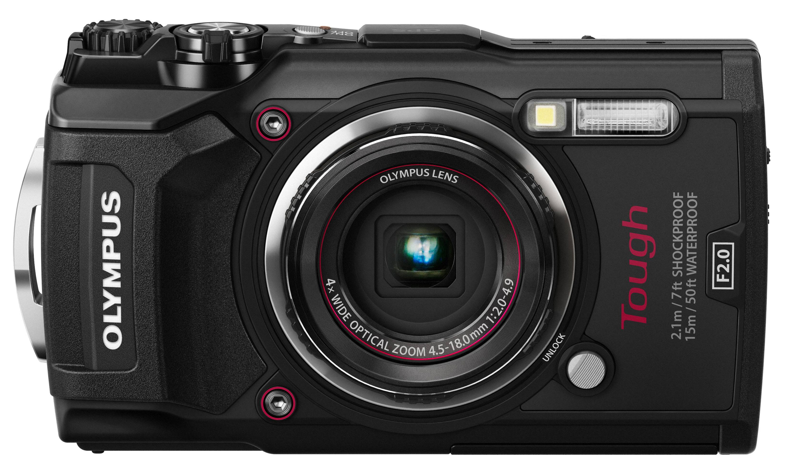 Olympus Tough TG-5 12.0 MP Compact Ultra HD Digital Camera - 4K - Black