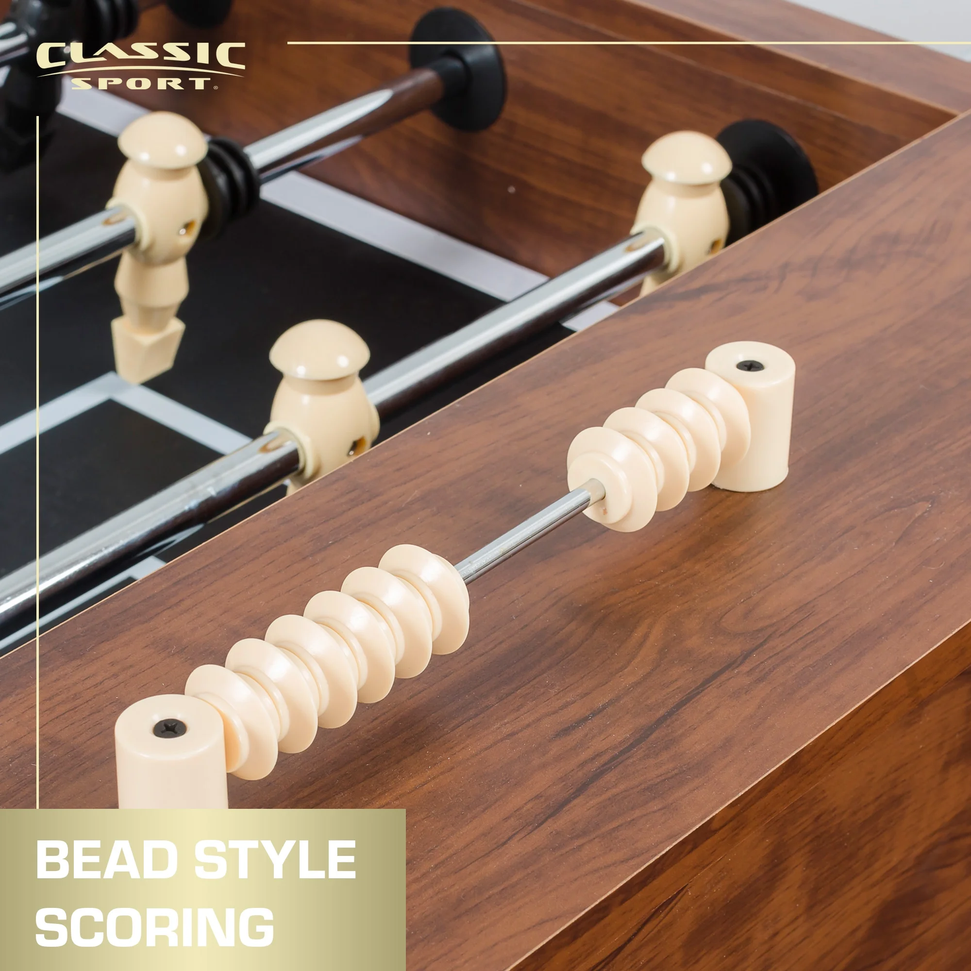 Classic Sport Liverpool 60" Foosball Table, Brown