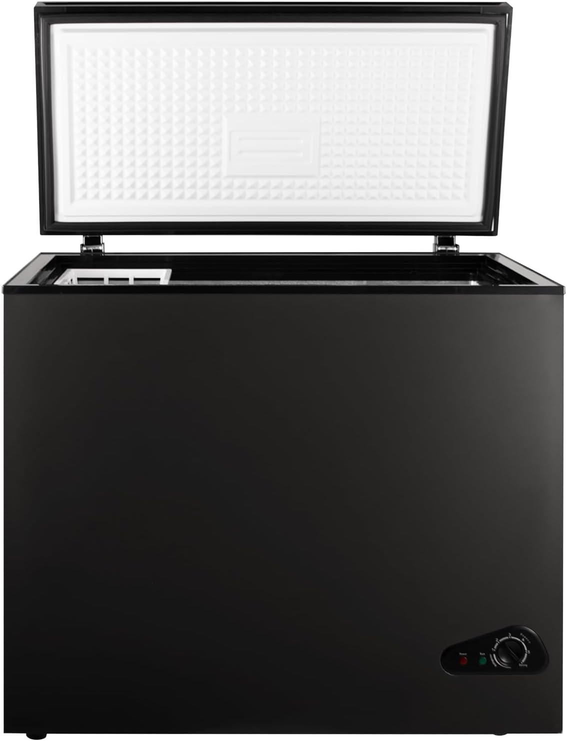 7.0 Cu Ft Chest Freezer Compact Deep Freezer with 7 Adjustable Temperature, Large Chest Freezer with 2 Removable Storage Basket, Energy Saving Low Noise Top Open Door for Garage, Office