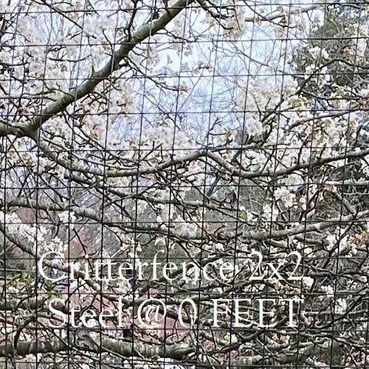 Critterfence 100 ft. Black Steel 2 x Square Grid Welded Wire Fence - Shop Hardware Tools Online Store