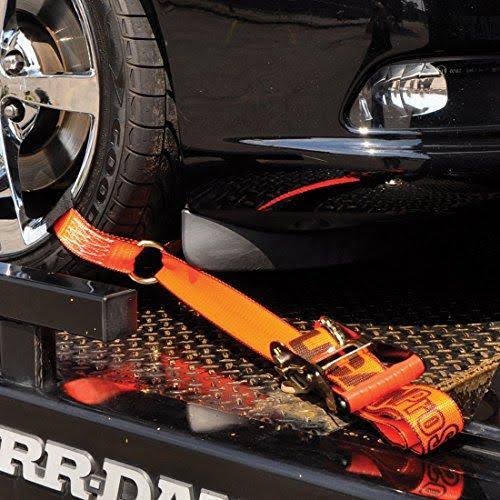 Vulcan Wheel Tie Down Kit with Snap Hook Ratchets, 4 Pack - ProSeries - 3,300 Pound Safe Working Load