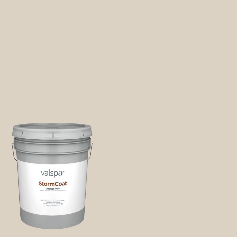 Valspar Pro Storm Coat Flat Natural Tan Hgsw4019 Exterior Paint (5-Gallon) | HGSW4019-145954