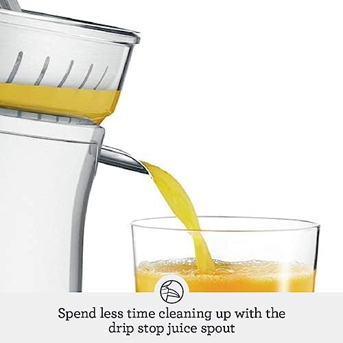Breville Bcp600 Heavy Grade Polymer Body Citrus Press Motorized Juicer 110 Watts Stainless Steel Corded Electric juicer