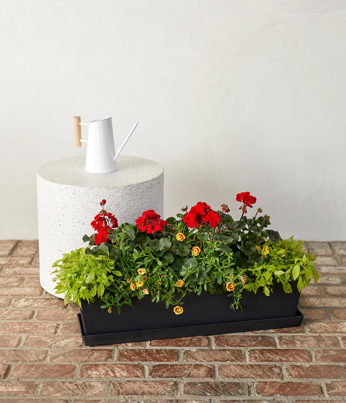 Ecopots Rectangular Pot - XL (32x22 x 8x22) Stone