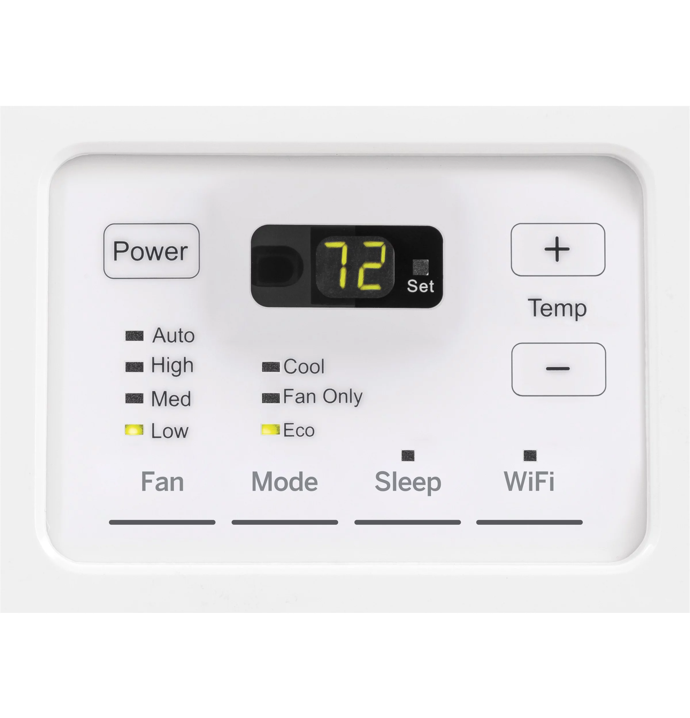 GE Appliances 12,000 BTU 115-Volt Window Air Conditioner with Wi-Fi and Eco Mode for Large Rooms, White, AEG12AZE