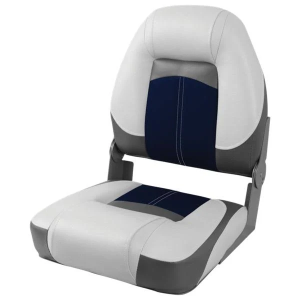 Bass Pro Shops Pro Qualifier High-Back Boat Seat - Navy