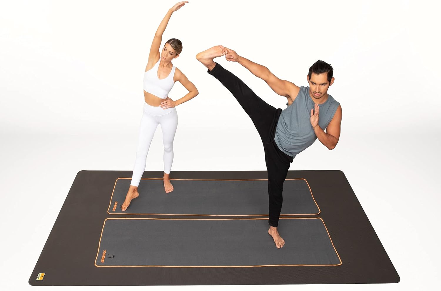 Pogamat Exercise Mat & Fitness Equipment Mat - Thick Padded Workout Mat For Home Gym, Perfect For Cardio, Yoga, Weight Lifting, Treadmill, And Exercise Bikes