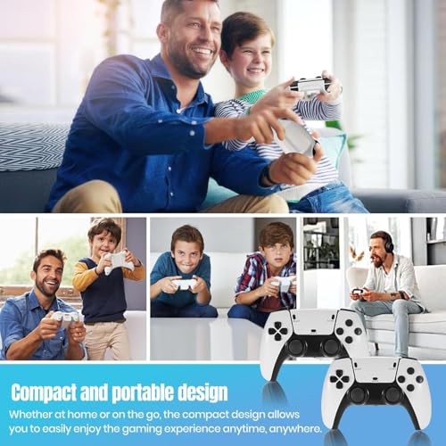 Wireless Retro Gaming Console Built-in 20000+ Classic Games Retro Game Stick,4K HDMI Output Plug & Play Video Game Console with Dual 2.4G Wireless Controllers for Christmas Birthday Gifts