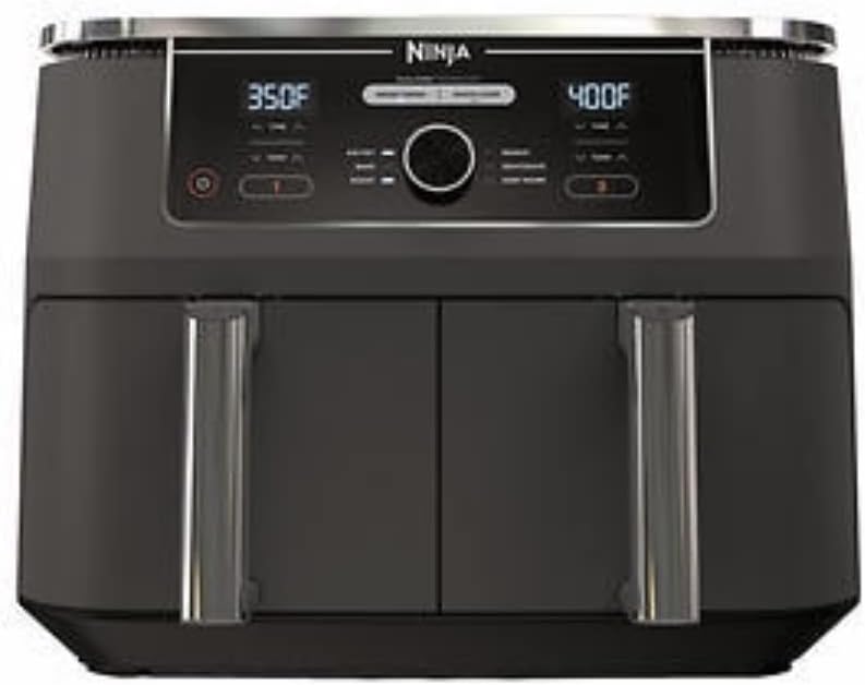 Ninja Foodi 6in1 10qt. XL 2Basket Air Fryer with DualZone Technology. AD350CO. Basket Air Fryer with 2 Independent Frying Baskets, Match Cook & Smart Finish to Roast, Broil, Dehydrate & More for