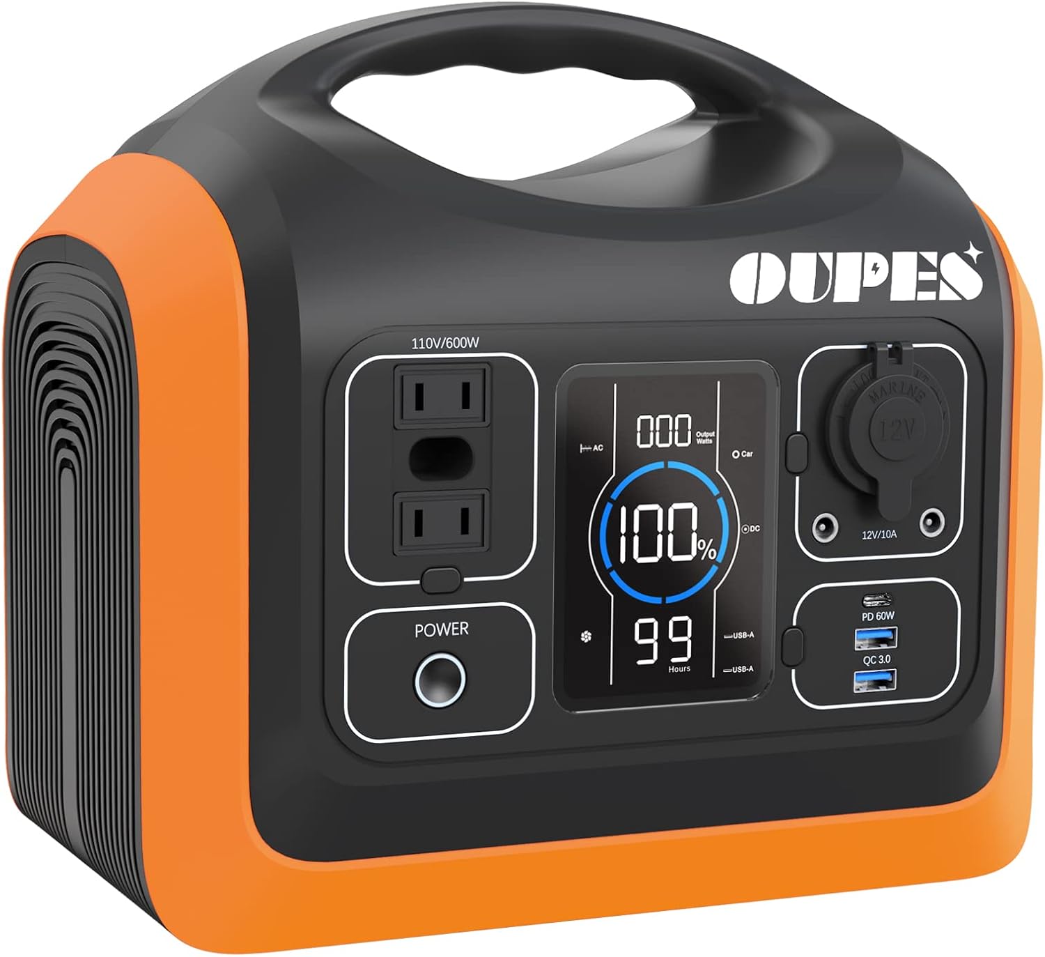 Solar Generator Explorer 1200w, OUPES Portable Power Station 992Wh(2200W Peak) LiFePO4 Power Station Battery Backup, Emergency Generator for Outdoor Camping Home RV