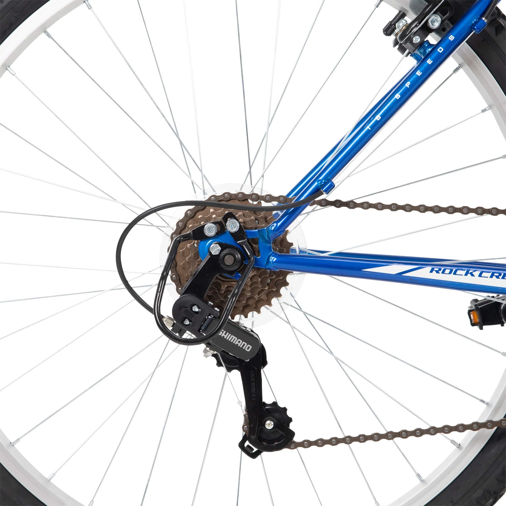 Huffy 26-inch Rock Creek Men's Mountain Bike, Ages 13 and Up, Blue