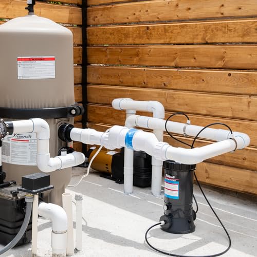XtremepowerUS Pool Chlorine Generator Salt Chlorinator Flow Switch Plumbing Complete System