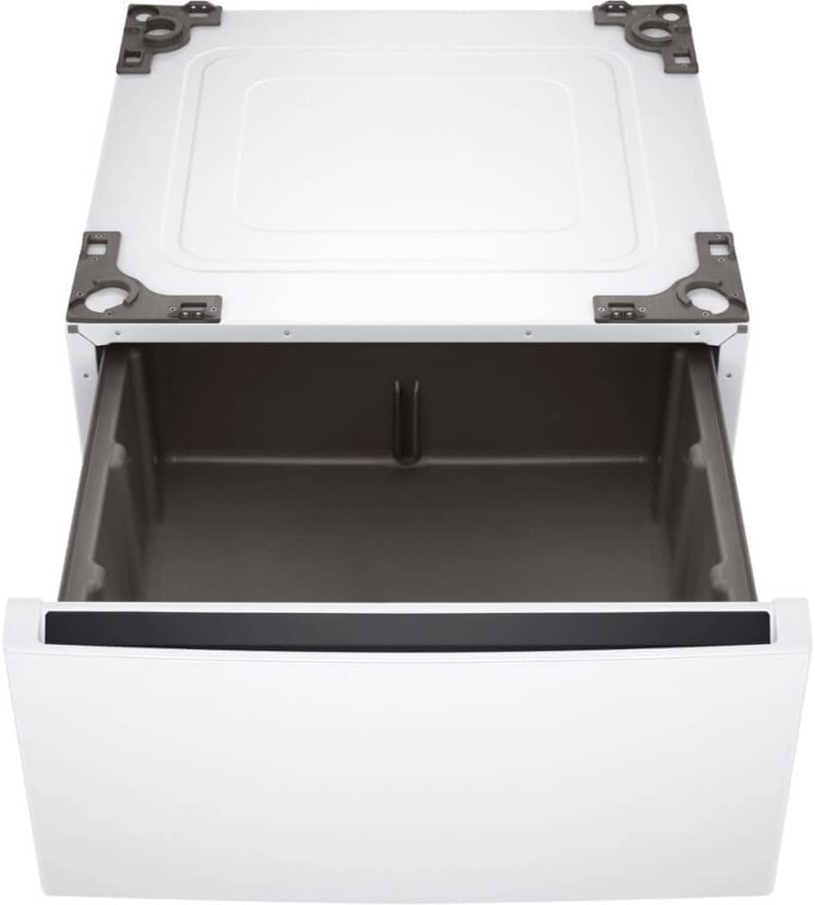 LG WDP6W 27 inch White Laundry Pedestal with Storage Drawer
