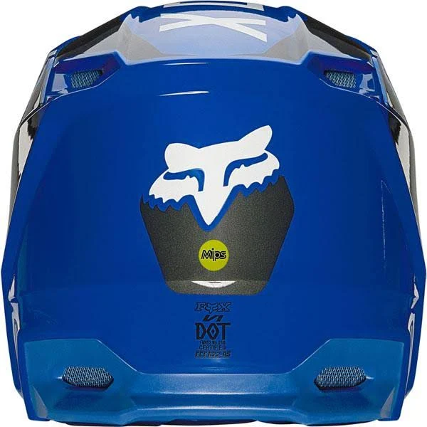 Fox Racing Youth V1 Revn Helmet Medium / Flame Red