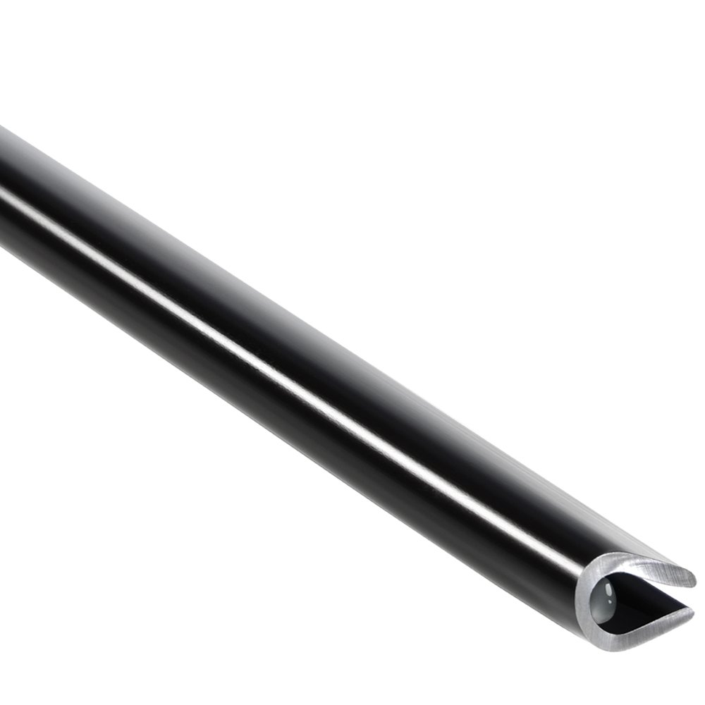 Trim-Lok Edge Guard &ndash; Edge Protector Trim for Car Doors, Furniture, Vending Machines, and More &ndash; Flexible PVC Plastic with Black Finish &ndash; Fits 1/8&rdquo; Edge, 100&rsquo; Length