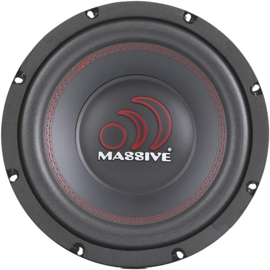Massive Audio TKO124 TKO Series. 12 Inch, 600 Watt, 8mm Top Plate, Dual 4 Ohm Car Subwoofer. Sold Individually.