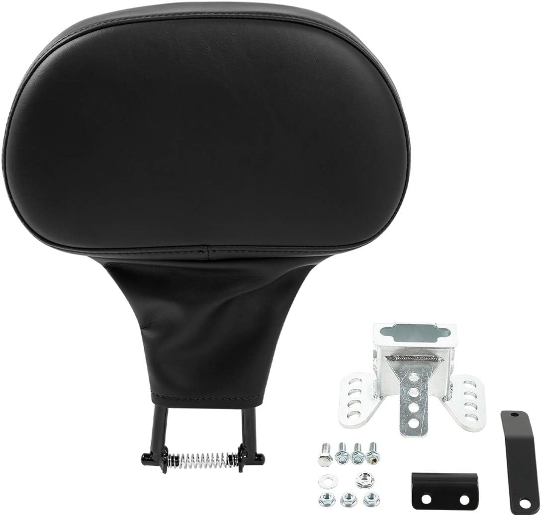 Detachable Adjustable Plug-in Driver Rider Backrest Pad Fit for Harley Street Glide Road King 2009-2022 Ultra Limited FLHTK FLHTKL CVO Limited FLHTKSE Street Glide FLHX