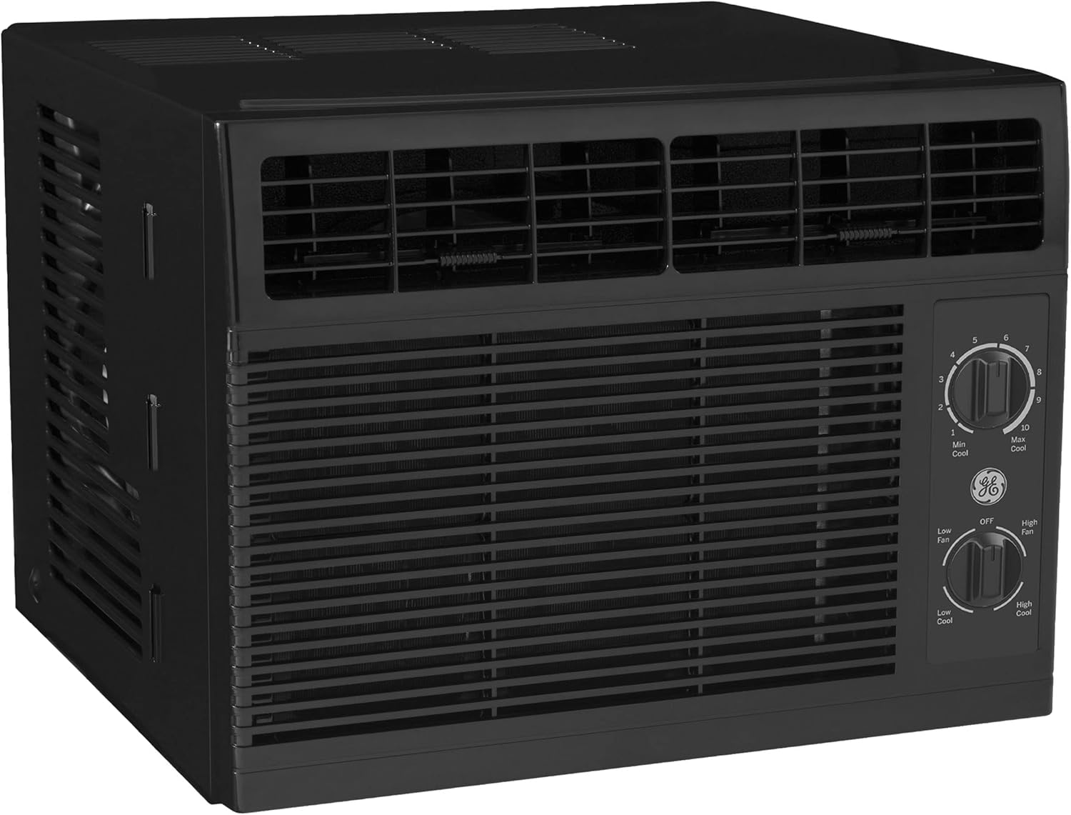 GE Window Air Conditioner 5000 BTU, Efficient Cooling for Smaller Areas Like Bedrooms and Guest Rooms, 5K BTU Window AC Unit with Easy Install Kit, White