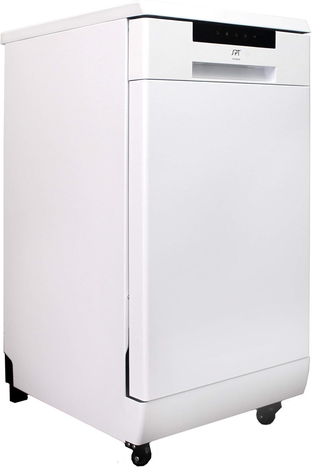 SPT SD-9263WA 18″ Wide Portable Dishwasher with ENERGY STAR, 6 Wash Programs, 8 Place Settings and Stainless Steel Tub – White