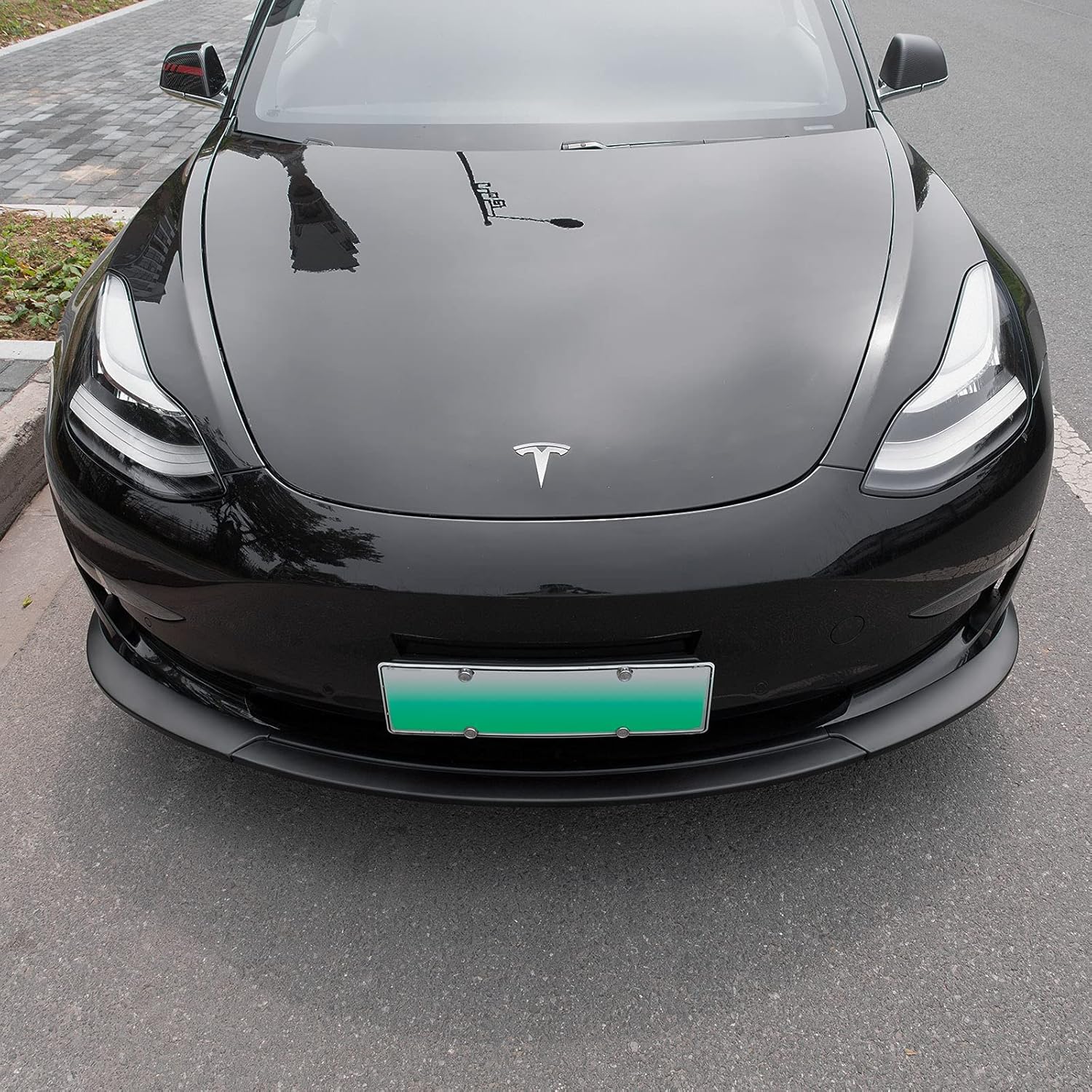 Xipoo Fit Tesla Model 3 Front Lip Front Bumper Lip Spoiler Wing