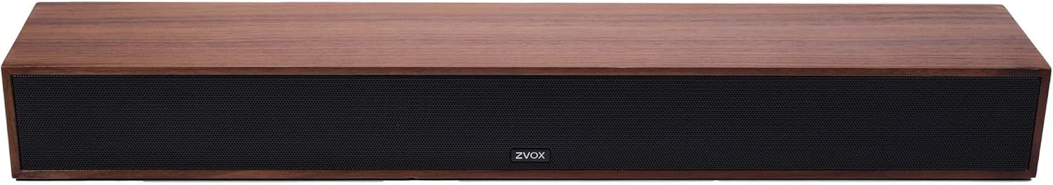 ZVOX AccuVoice 24" Wood TV Speaker with 12 Levels of Voice Boost - AV357, 30-Day in Home Trial (Black)