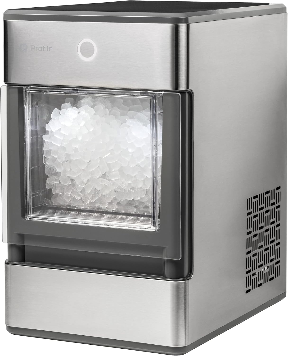 GE Profile Opal | Countertop Nugget Ice Maker | Portable Ice Machine Makes up to 24 lbs. of Ice Per Day | Stainless Steel Finish