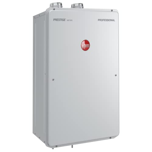 Rheem Prestige High Efficiency Condensing Tankless Indoor Natural Gas Water Heater