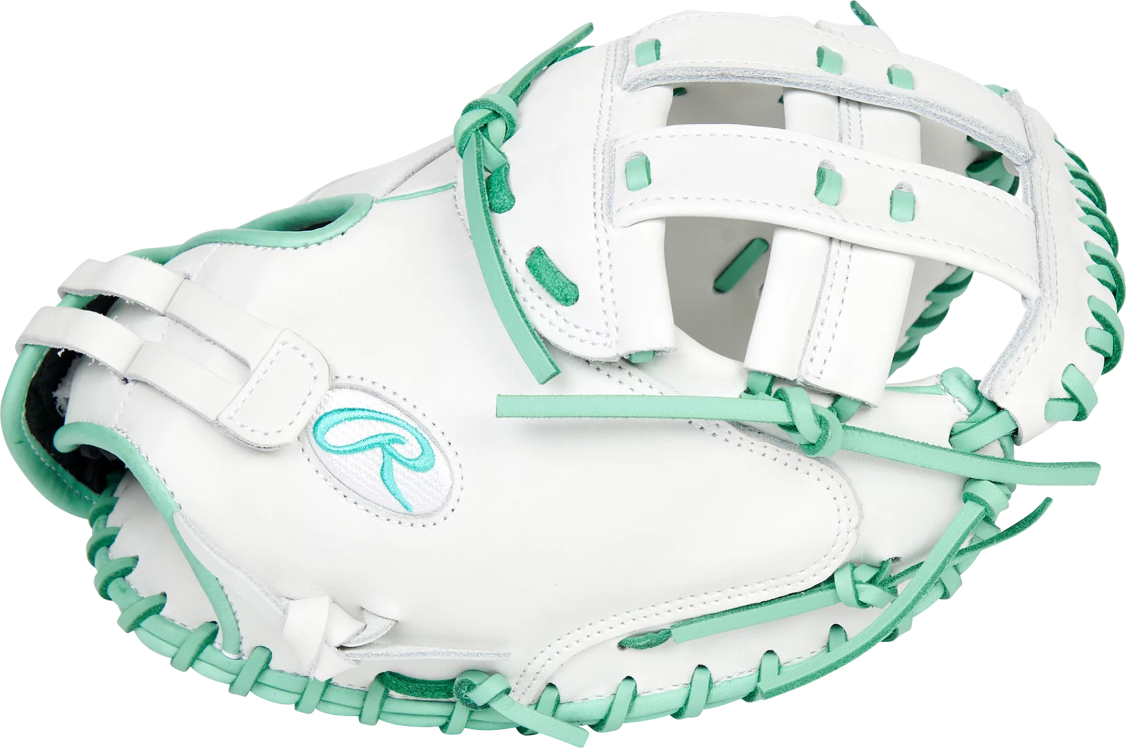 Rawlings 2022 Liberty Advanced Color Sync Series RLACM34FP 34" Fastpitch Catcher's Mitt White | Mint THROWS RIGHT